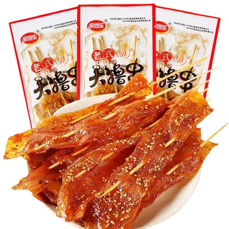 Yu Tongle Old -style Big Spicy Strings Sommering Strikes Bags Strings String Spicy Strings 8090 Leisure Cosmetic Old Snacks