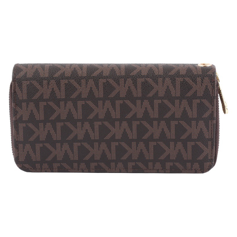 Long Wallet Women's Korean Style Wholesale 2025 New Double Zipper Clutch Bag Women's Double-Layer Printed Large Capacity Mobile Phone Bag