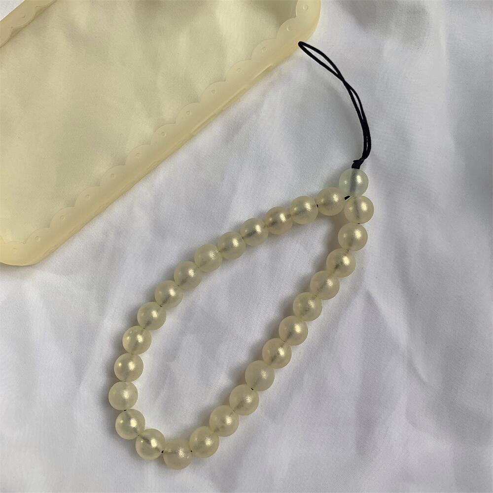 NX 다채로운 라운드 구슬 로프 옐로우