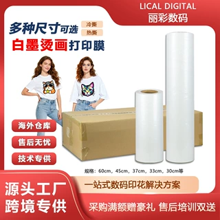 批发烫画膜T恤转印膜dtffilm冷热撕单双面热转印膜稳定耐高温