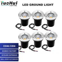 草坪灯地埋灯led户外防水嵌入式照树灯庭院灯七彩埋地灯花园别墅