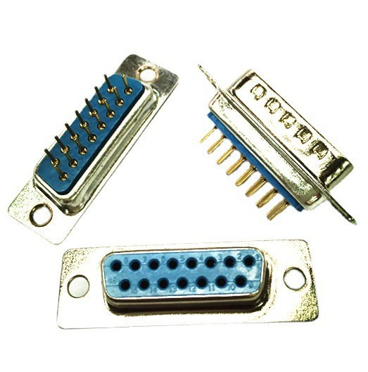 D-SUB������DP15P��ĸͷ180��ȫ��ֱ���í�����˿����DB15����