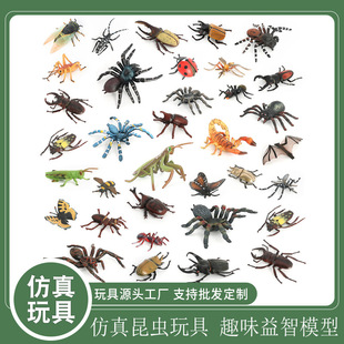 Insect specimen simulation model toy bee butterfly unicorn fairy simulation small insect children's educational toys wholesale