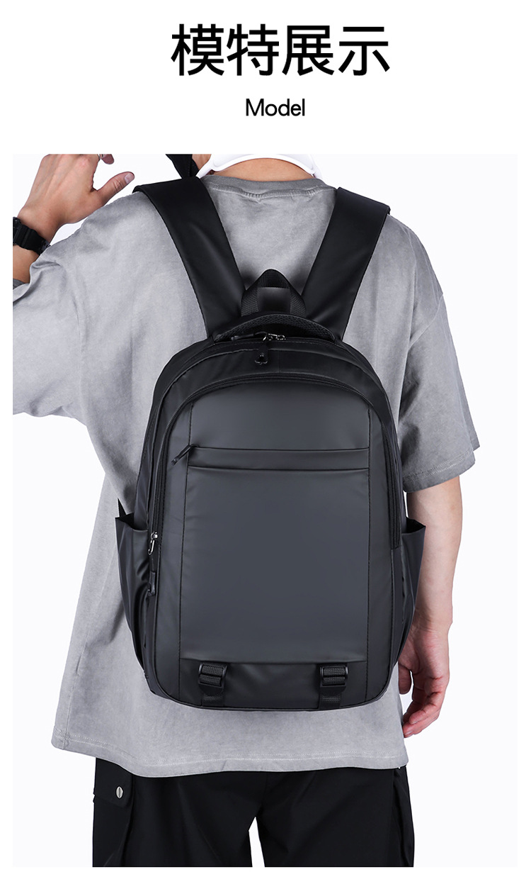 Cross-border wholesale commuting computer bags, large-capacity simple schoolbags for junior and senior high school students, foreign trade backpacks for men, Korean version business undefined