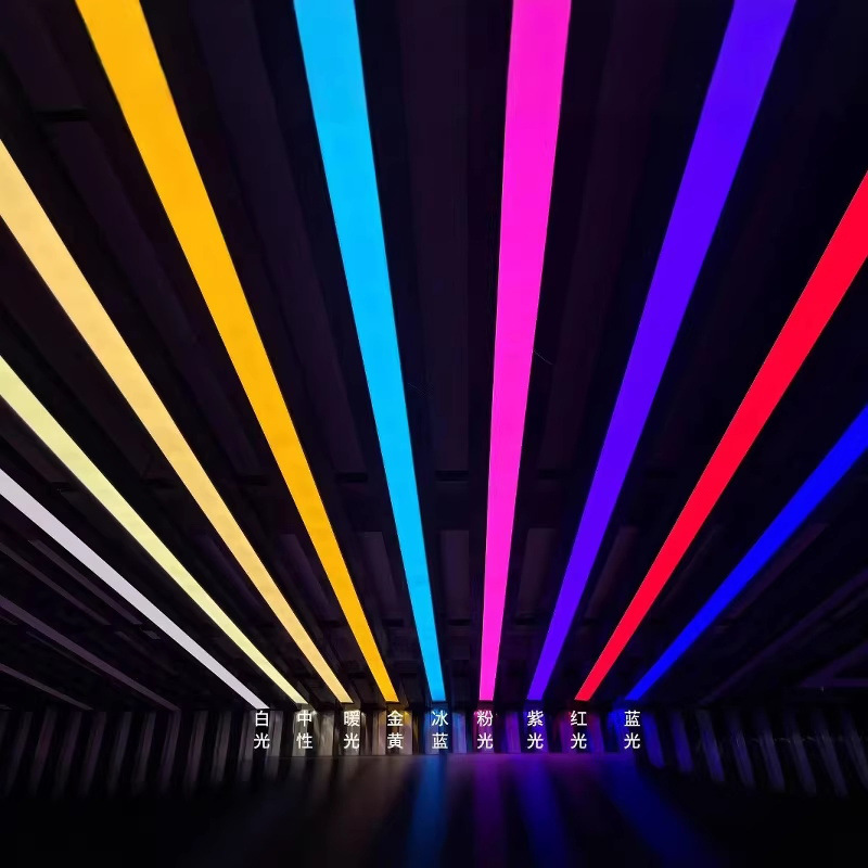 Sala de billar lámpara de atmósfera sala de billar de snooker lámpara candelabro de lámpara de tira larga empalmada sin costura led lámpara de forma especial image 4