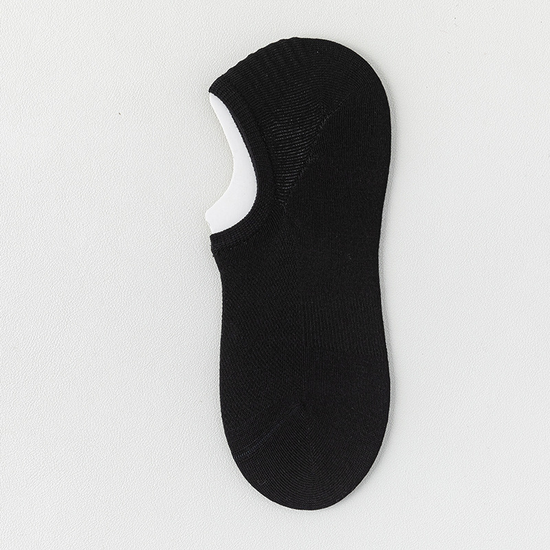 Zhuang Zhixia, calcetines de algodón, calcetines invisibles de malla delgada, calcetines de barco sin hueso, calcetines de talón para mujeres