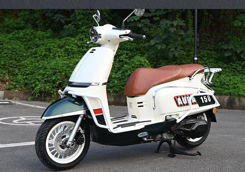 Suitable for Chunfeng Aura150 Front and Rear Exhaust Bumpers, Full Surround Guard Bars, Folding Backrest, Anti-Fall Modification