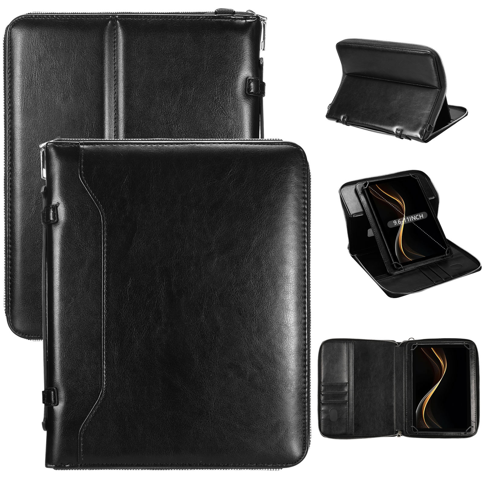 Suitable for 9.6-11inch Tablet Protective Cases, Portable Shoulder Strap Zipper Bags, Detachable Models