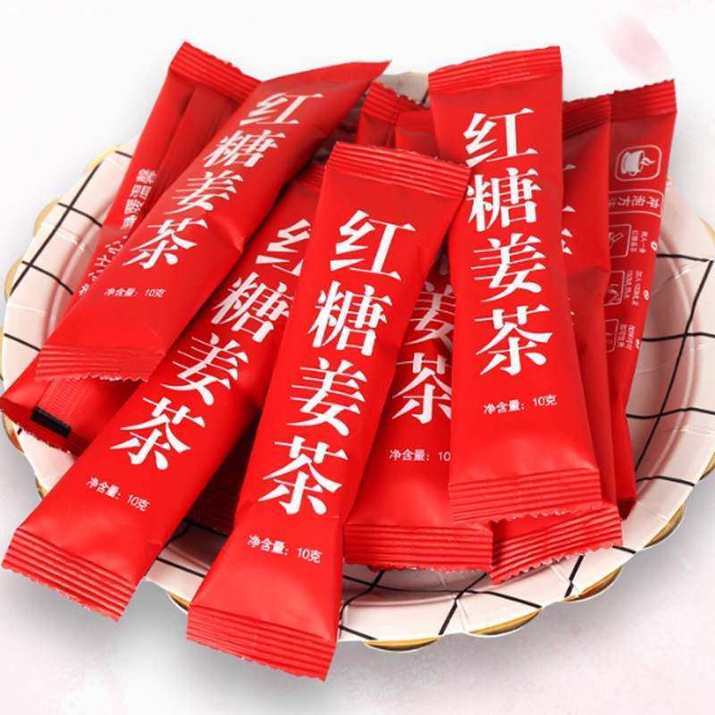 Yingchunji Red Sugar Ginger Tea, Women's Health Black Sugar Jujube Tea Wholesale, Manufacturer Solid Beverage Menstrual Tea Distribution