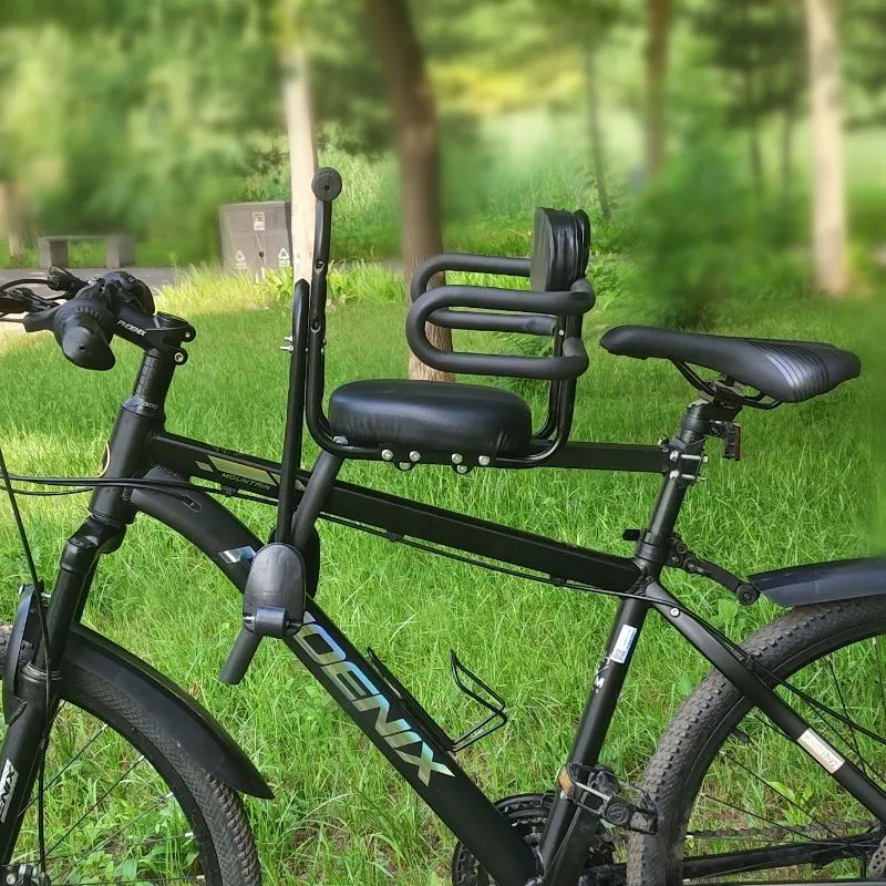 Велосипедное детское сиденье для горного велосипеда, переднее универсальное складное велосипедное сиденье с изогнутой балкой, детское детское безопасное сиденье