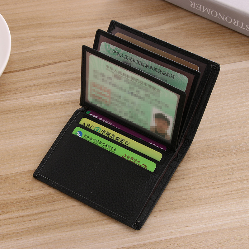 錢包款頭層皮多功能真皮駕駛證皮套 駕駛證套 行駛證卡套 二合一