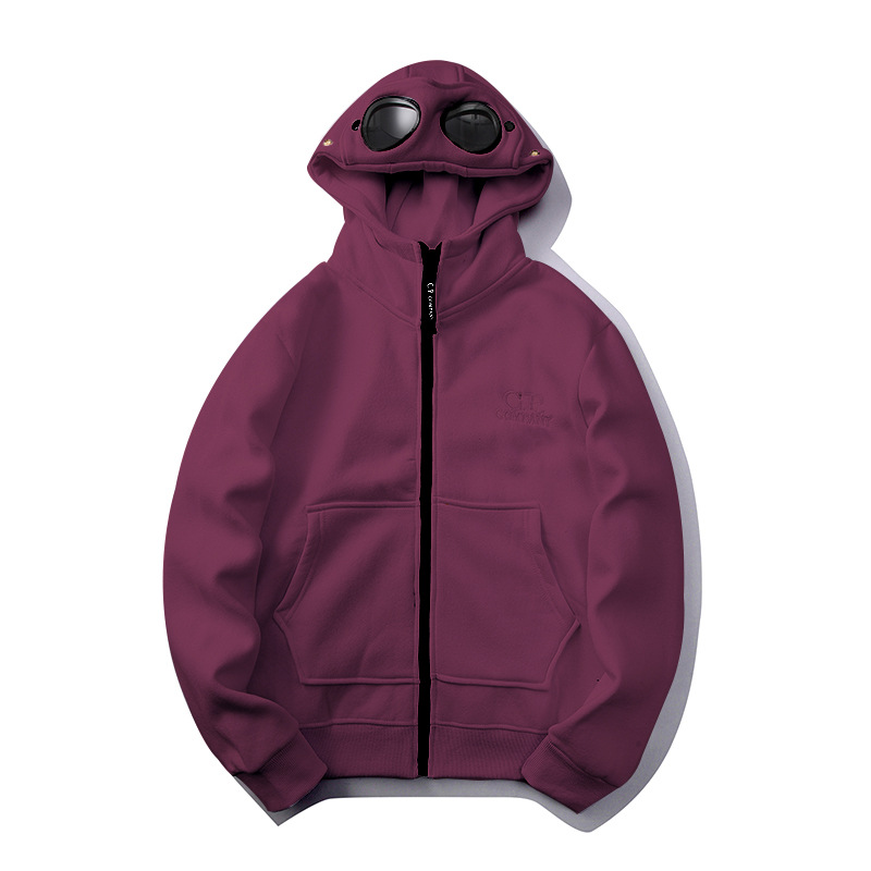 2020 Otoño e Invierno nuevo casual para hombres y mujeres lente redonda de algodón fino jersey con capucha suéter entrega de una pieza