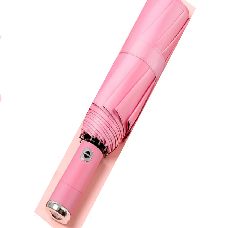 회전식 조정 가능한 자동 LED 손전등 초대형 쌓기 방풍 자동차 비즈니스 우산 대량 재고 도매