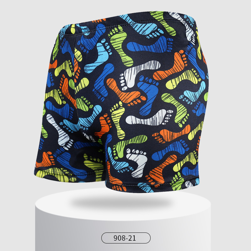 Pantalones de baño personalizados ligeros para hombres, pantalones de aguas termales para adultos sueltos de gran tamaño, anti-vergüenza, pantalones de playa, pantalones de baño boxer, logotipo personalizado