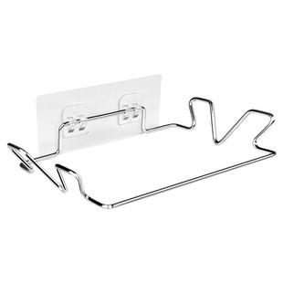Garbage Bag Hanger Stainless Steel Hanger Steel Kitchen Cabinet Garbage Bin Holder Garbage Bag Simple Hanger