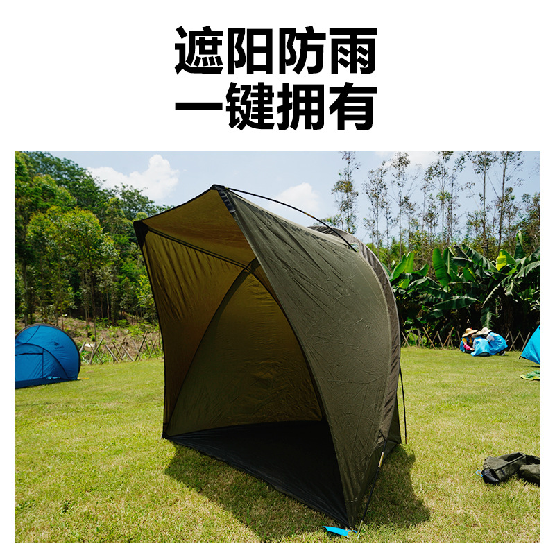 Carpa de viaje al aire libre de una sola capa de doble tienda de campaña 2 personas ocio pesca de montaña camping camping a prueba de lluvia