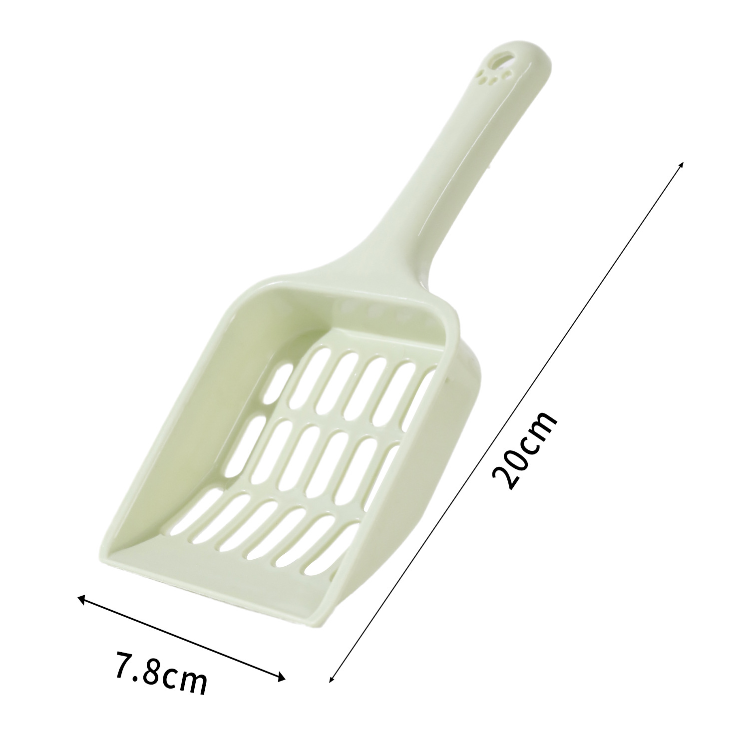 Pala de Malla Fina para Arena de Gato de PP para Arena de Tofu