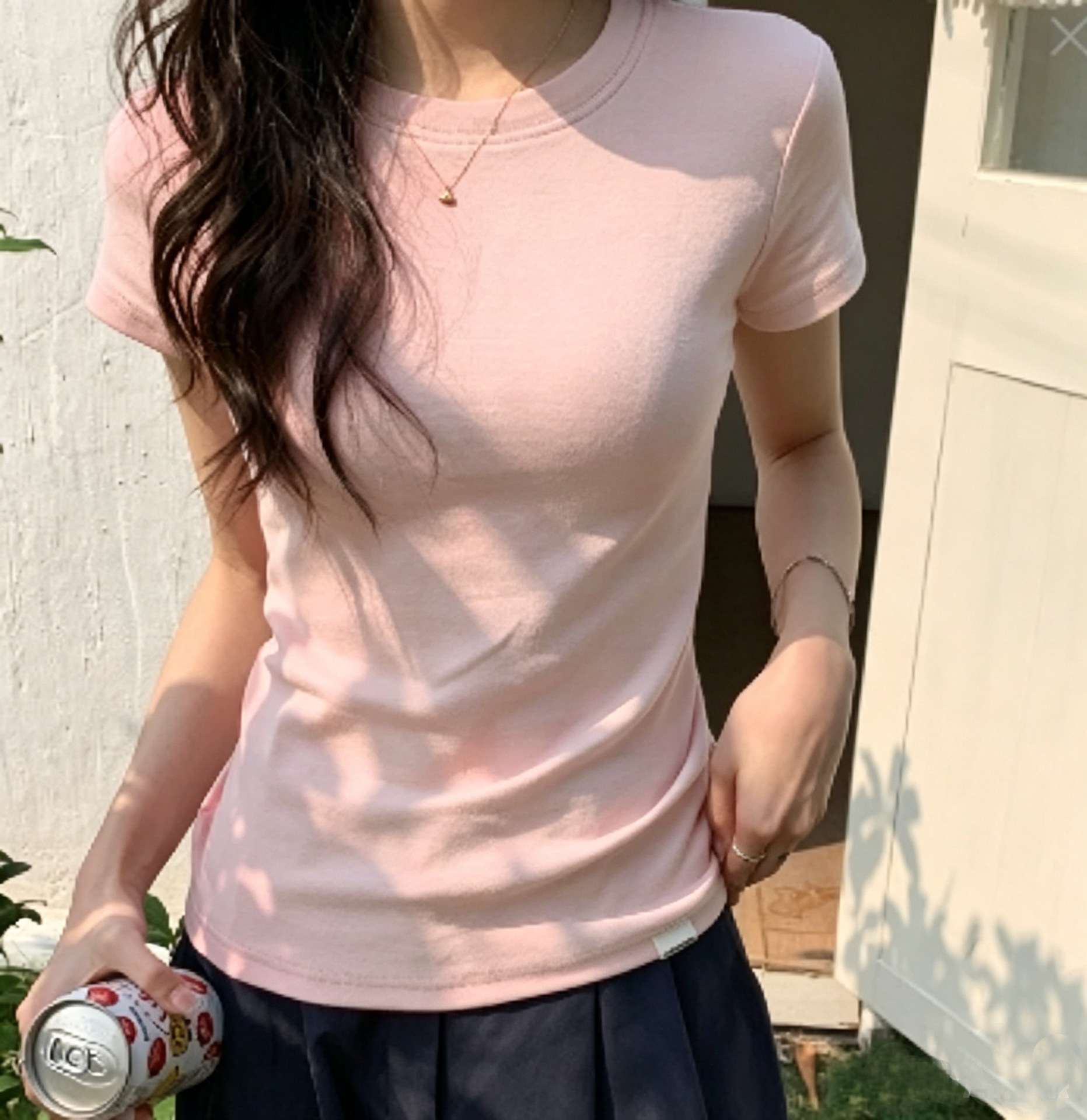 분홍색