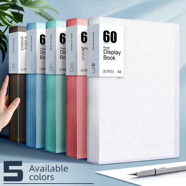 A4 Information Booklet, Semi-Transparent File Bag, Pp Multi-Layer Insert File Folder, Test Paper Storage Booklet, Student Storage Certificate