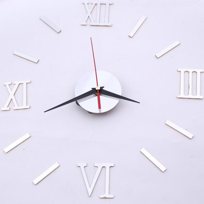 Venta caliente transfronteriza DIY reloj luminoso Reloj de pared sala de estar en casa acrílico reloj romano Reloj de pared simple reloj de pared