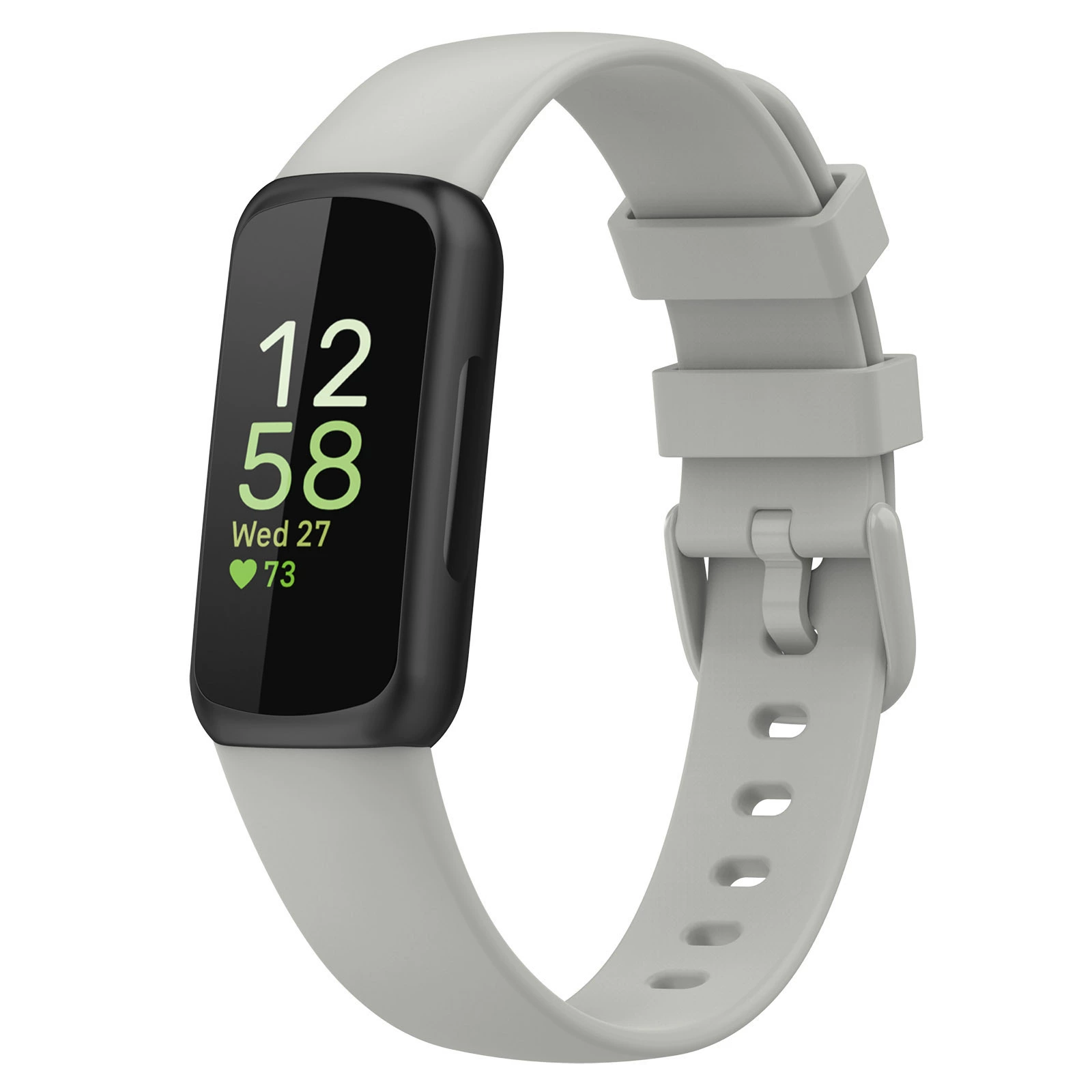 Совместимо с ремешком Fitbit Inspire 3 из TPE, кольцо пряжки в той же цветовой гамме, ремешок