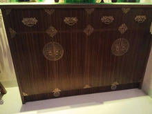 W3GW批发中式仿古柜门抽屉木箱首饰盒子铜护角茶几实木大门装饰复
