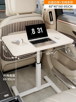 suitable for both front and rear seats, Car table board - warm-white-6040-without-gapssuitable-for-large-vehicles