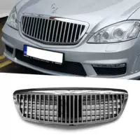 Решетка радиатора Changhe подходит для модифицированного Maybach-style S-класса W221 2005-2008 годов выпуска, оригинальная замена.