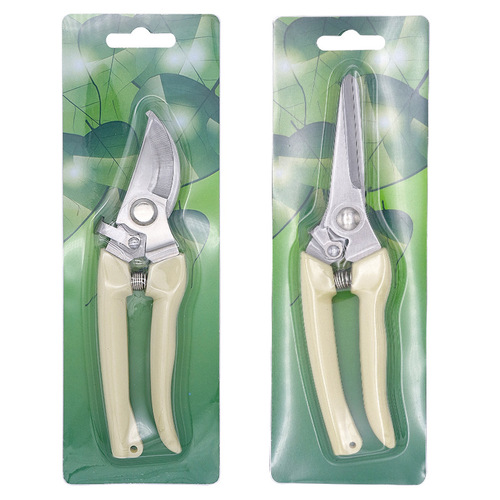 Manufacturer wholesale stainless steel pruning scissors, elbow labor-saving garden scissors, high branch fruit picking and thinning scissors