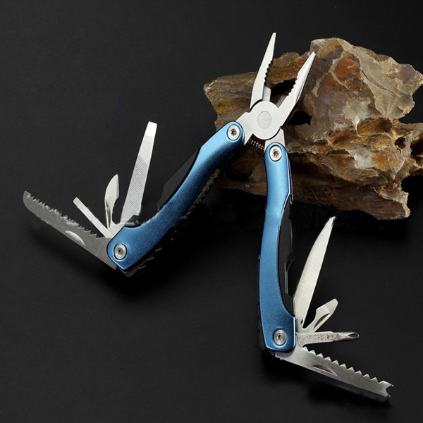 批发户外万用工具钳 多功能不锈钢折叠钳子 户外用品尖嘴钳