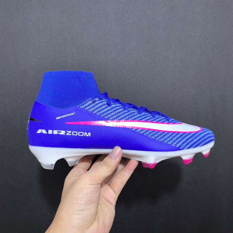 Zapatos de comercio exterior Superfly zapatos de fútbol de combate real para hombres Assassin 16 zapatos deportivos de punto de alta altura zapatos de fútbol de moda FG para mujeres
