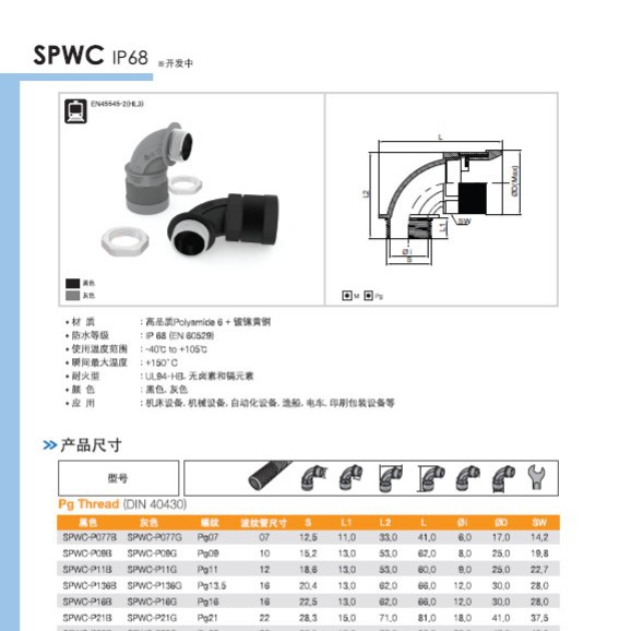 韩国CPS管接头SPWC  SPAC  PNSC  TIS  现货