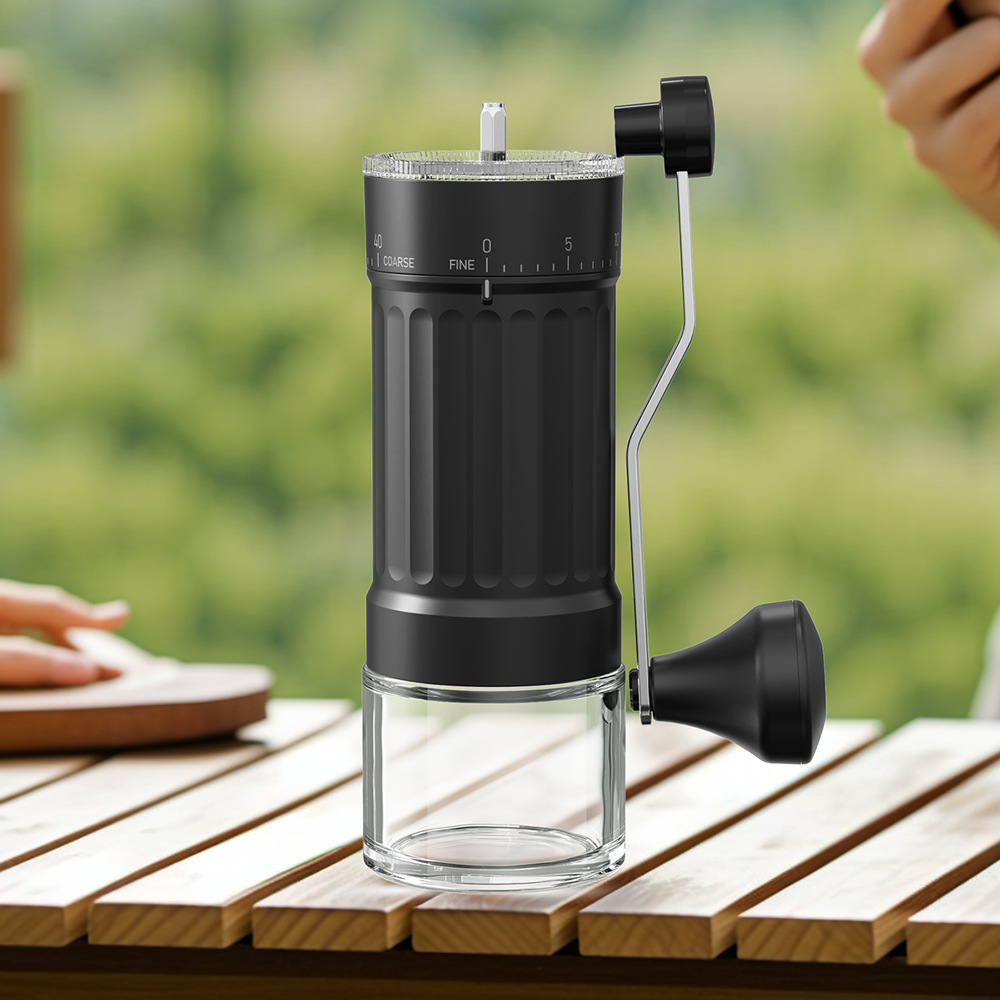 Molinillo de granos de cerámica manual molinillo de granos de café transfronterizo explosivo Amazon molinillo de cerámica externa almacén de polvo de vidrio