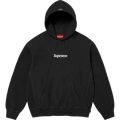 24fw box hoodie black