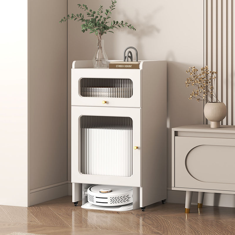 収納ラック Ecovacs 掃除ロボットコンパニオンストーンベースステーションラックソファサイドキャビネット追跡キャビネットラック|undefined