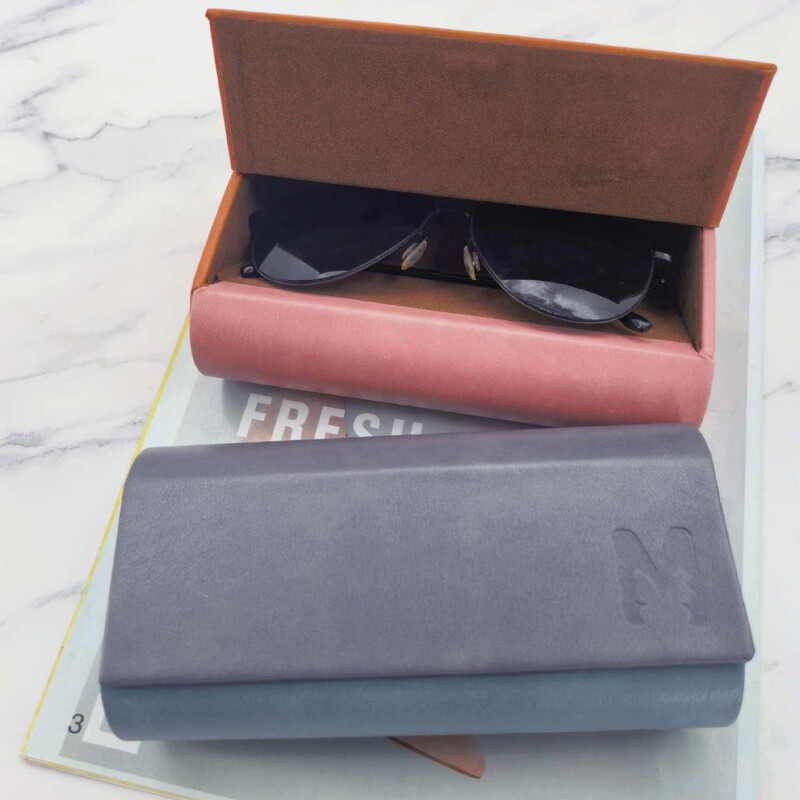 New Two-In-One Optical Glasses Case, Sunglasses Case, Stylish and Elegant Student Double-Layer Glasses Case, Simple Multi-Compartment Design New Two-In-One Optical Glasses Case, Sunglasses Case, Stylish and Elegant Student Double-Layer Glasses Case, Simple Multi-Compartment Design