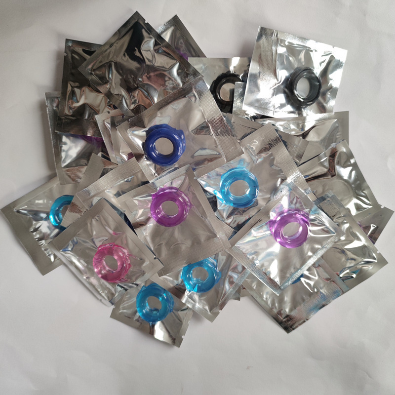 Sperm Lock Ring Tri Color Men's Penile Sperm Lock Ring Fun
