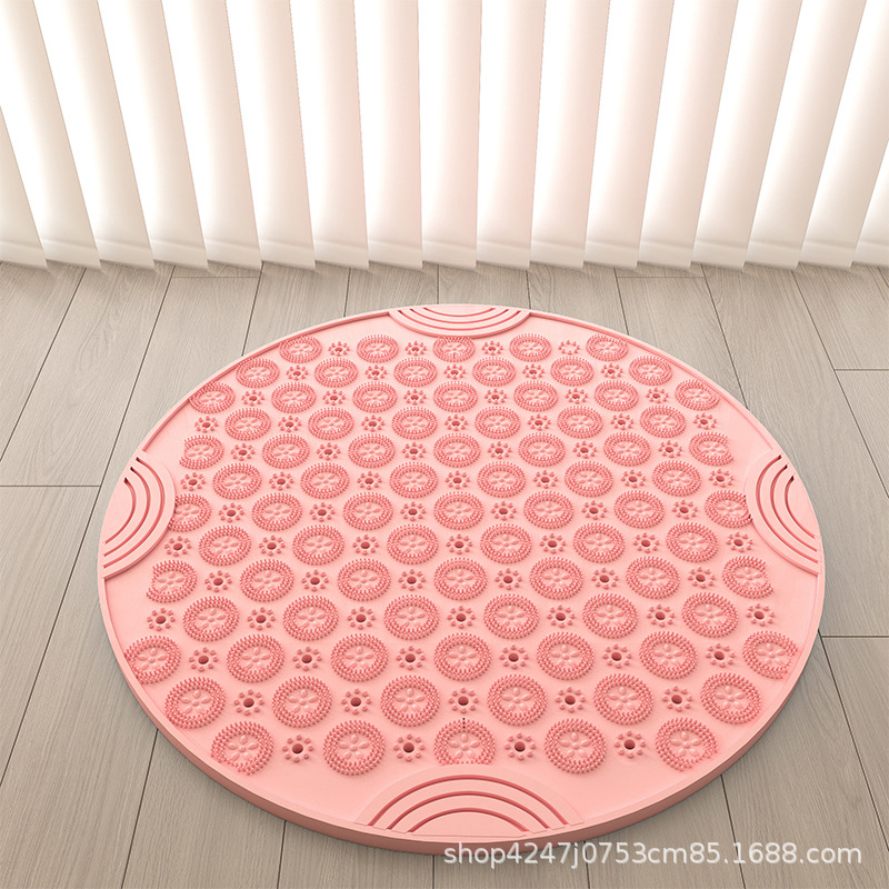 Soft Silicone Ultra-Slow Jogging Acupressure Board Foot Massage Mat for Foot Stepping, Dedicated for In-Situ Running and Indoor Aerobic Exercise