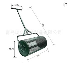 厂家供应草坪施肥滚筒滚压滚撒花园施肥撒播器