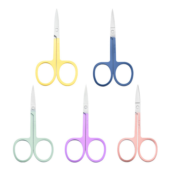 cosmetic scissors for eyelashes stainless steel for eyebrows