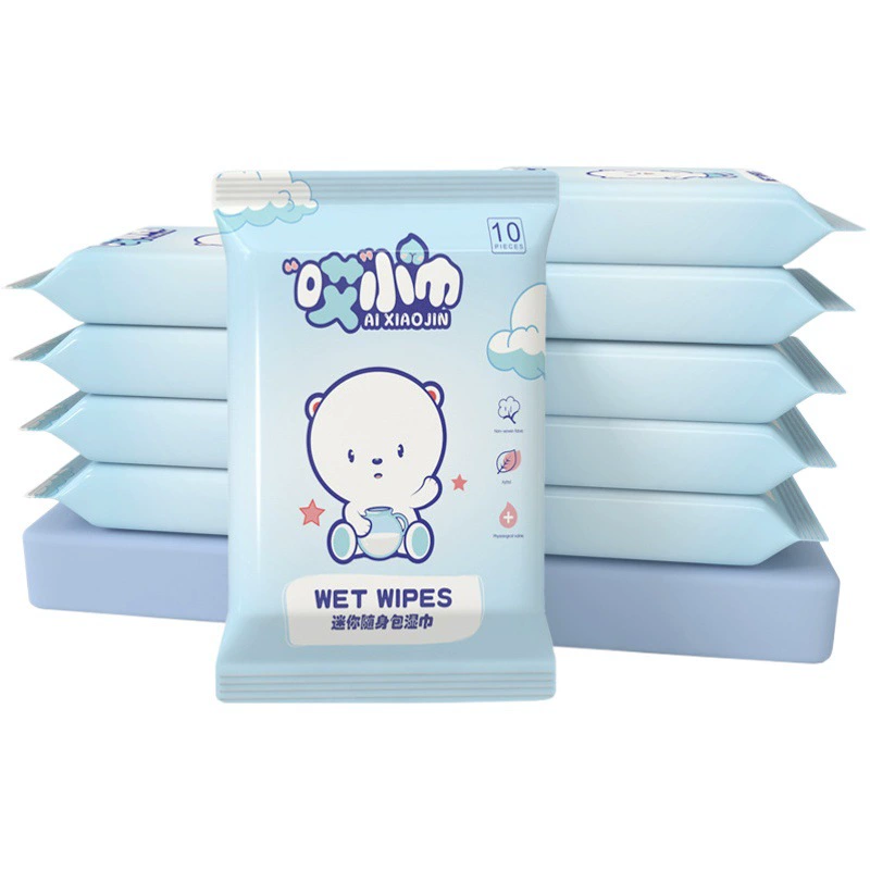 10 таблеток влажных салфеток для рук и рта влажных салфеток для детей