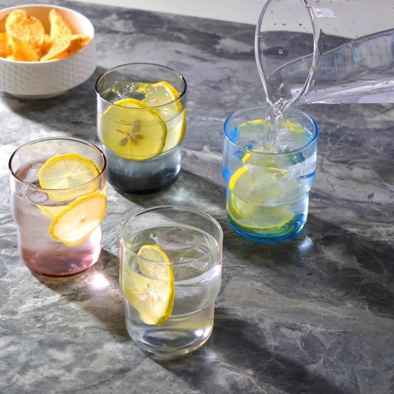 ARCOROC Gono Rog Taza templada plegable Vaso de vino de whisky de vidrio condensado Taza de agua resistente al calor al por mayor