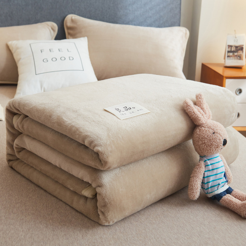 Invierno engrosado mantas de lana de coral sábanas de sofá mantas de oficina siesta pequeña edredón cama