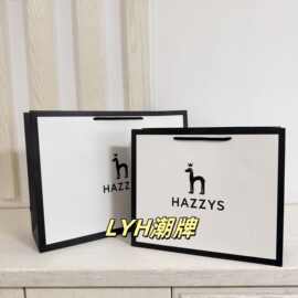 哈吉斯儿童纸袋白色手提袋购物袋礼品袋HAZZYS专柜线下经典购物袋