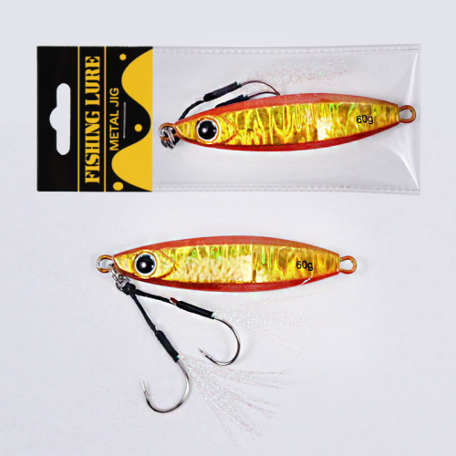 Manufacturer wholesale Luya luminous bait spring bream iron plate lead fish long throw shore throw sea fishing bait fishing gear for outdoor fishing