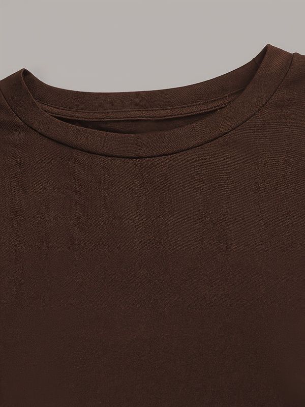 2025年秋新作 カジュアルファッション タイトTシャツ 多用途 ソルト系 ライトマチュア 長袖インナー レディース3点セット|undefined