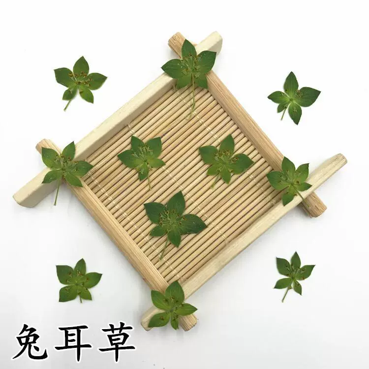 Кроличьи уши трава лист золото дизайн ногтей сушеные цветы интернет красная наклейка лицо ins ветер перегородка цветок чехол для мобильного телефона капля клей цветочный материал DIY фоторамка