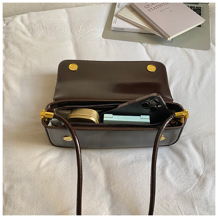 Borsa a spalla vintage donna stile francese baguette modello_voghion.com