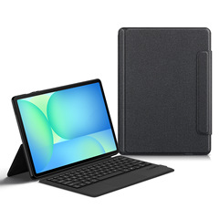 Samsung Galaxy Tab S10FE+ タブレット キーボードとレザー ケース 13.1inch オールインワン Bluetooth キーボードに適しています。