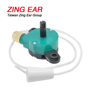 ZINGEAR factory direct supply green shell with wire pull chain switch fan light pull wire pull switch
